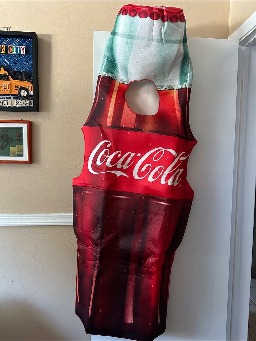 Coca Cola Red and White Bottle Costume